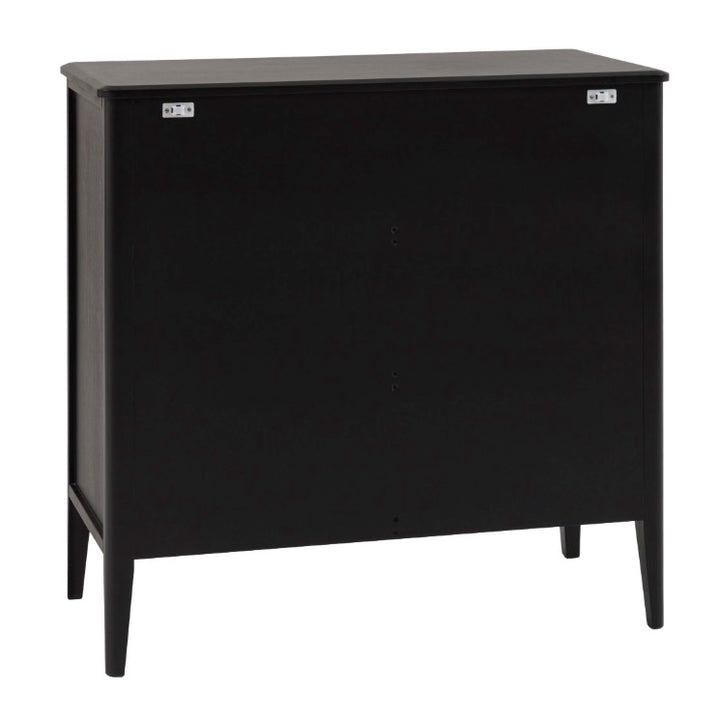 Acton 3 Drawer Chest - Black