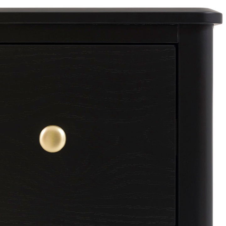 Acton 3 Drawer Chest - Black