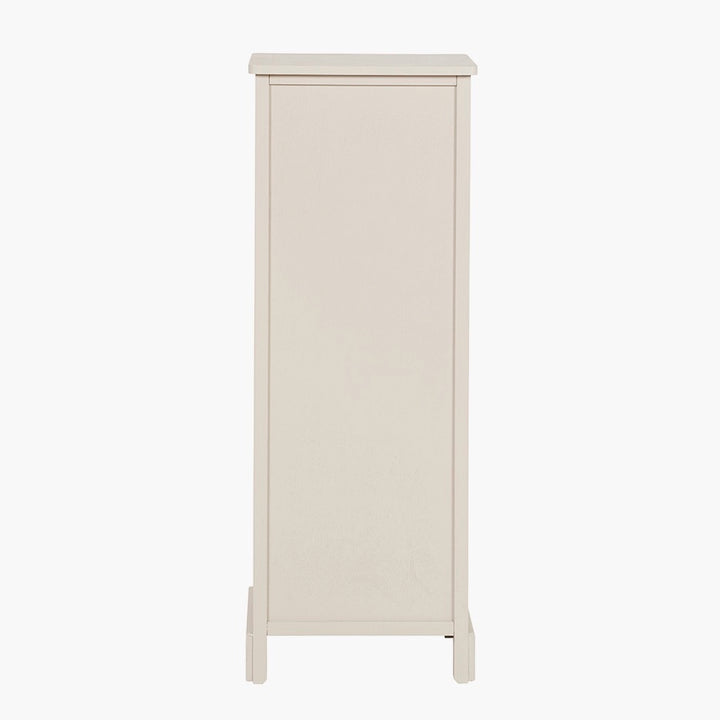 Croft Linen Pine 5 Drawer Tallboy