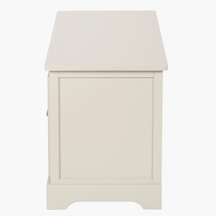 Croft Linen Pine 3 Drawer Low Unit