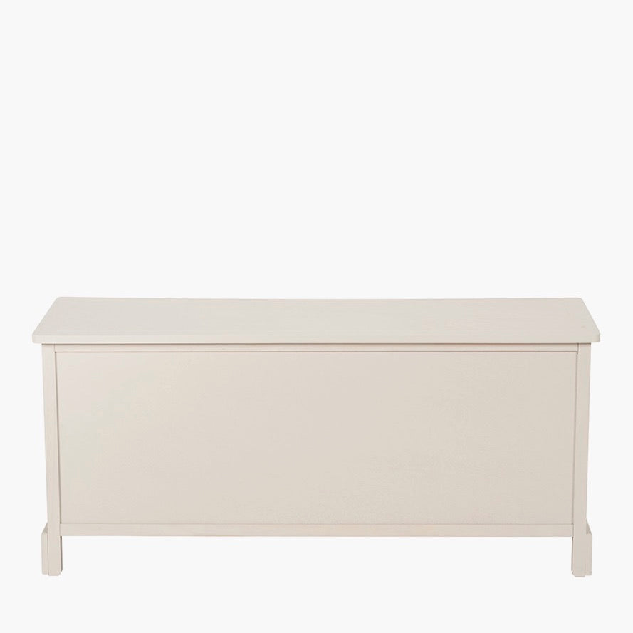 Croft Linen Pine 3 Drawer Low Unit