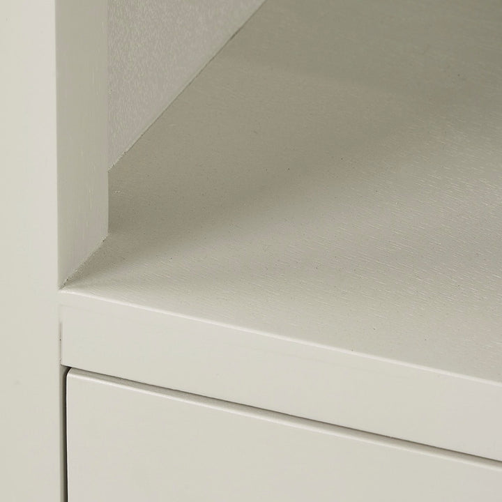 Croft Linen Pine 1 Door 3 Shelf Unit