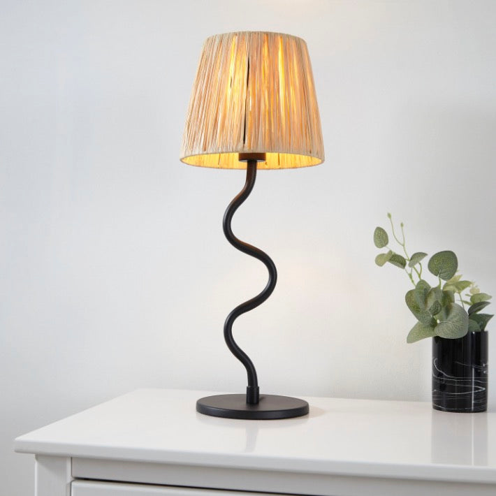 Wriggle Table Lamp - Black