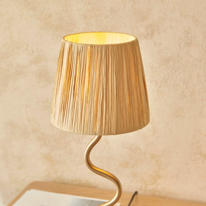 Wriggle Table Lamp - Brushed Aged Brass