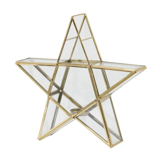 Star Tealight Holder - Gold