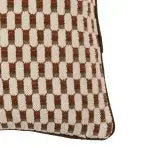 Marais Jacquard Cushion - Rust