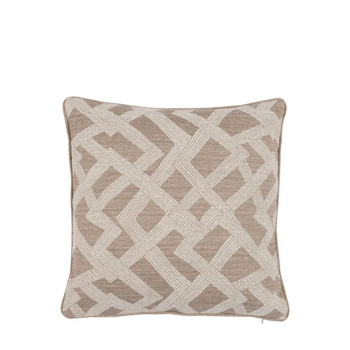 Celeste Jacquard Cushion - Natural
