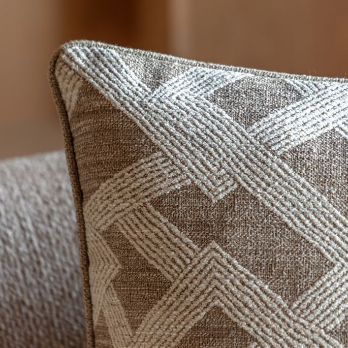 Celeste Jacquard Cushion - Natural