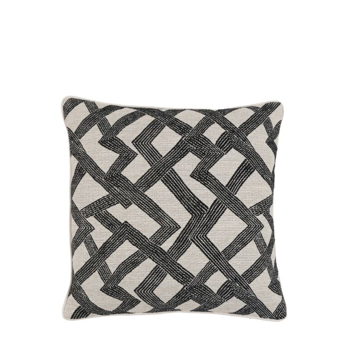 Celeste Jacquard Cushion - Slate