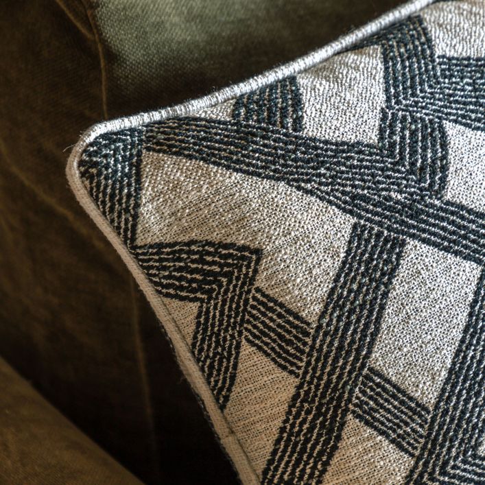 Celeste Jacquard Cushion - Slate