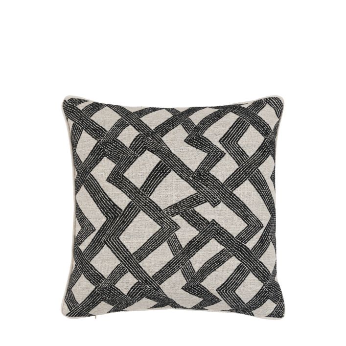 Celeste Jacquard Cushion - Slate