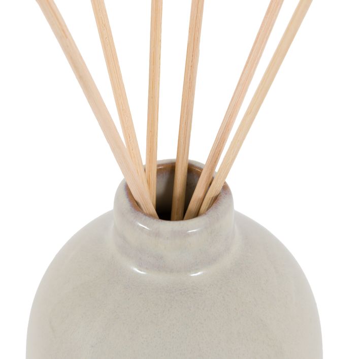 Ceramic Glazed Reed Diffuser 200ml - Natural Vanilla