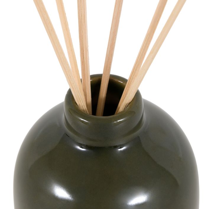 Ceramic Glazed Reed Diffuser 200ml - Olive Tuberose