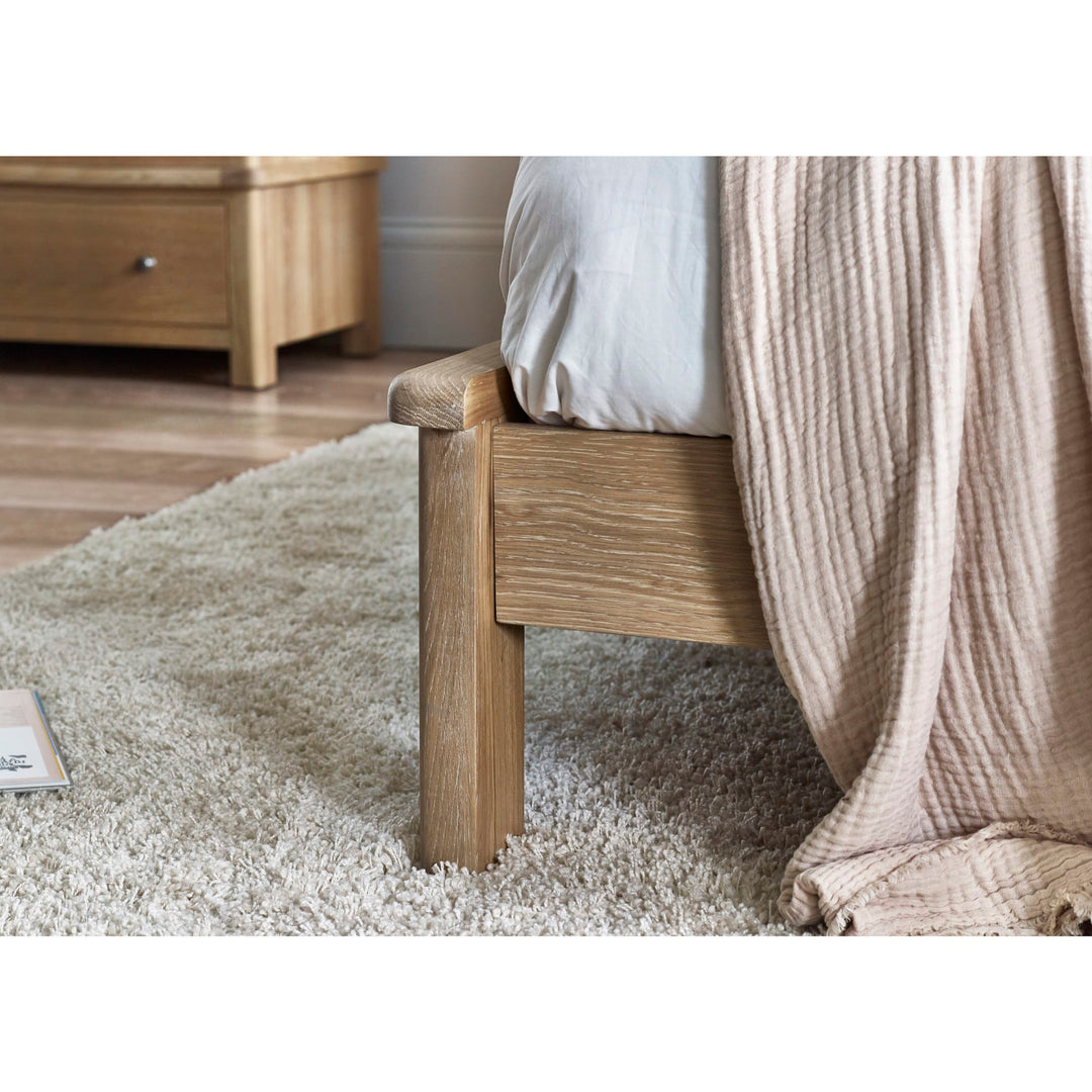 Memphis Limed Oak Bed Frame