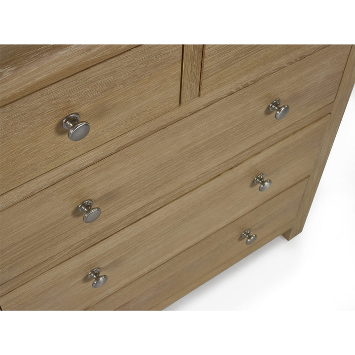 Memphis Limed Oak 3 + 2 Drawer Chest
