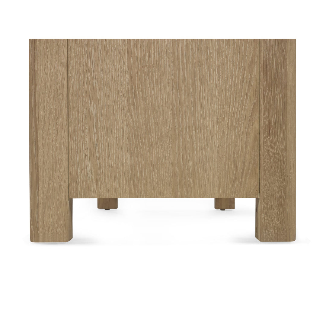 Memphis Limed Oak 6 Drawer Wide Chest