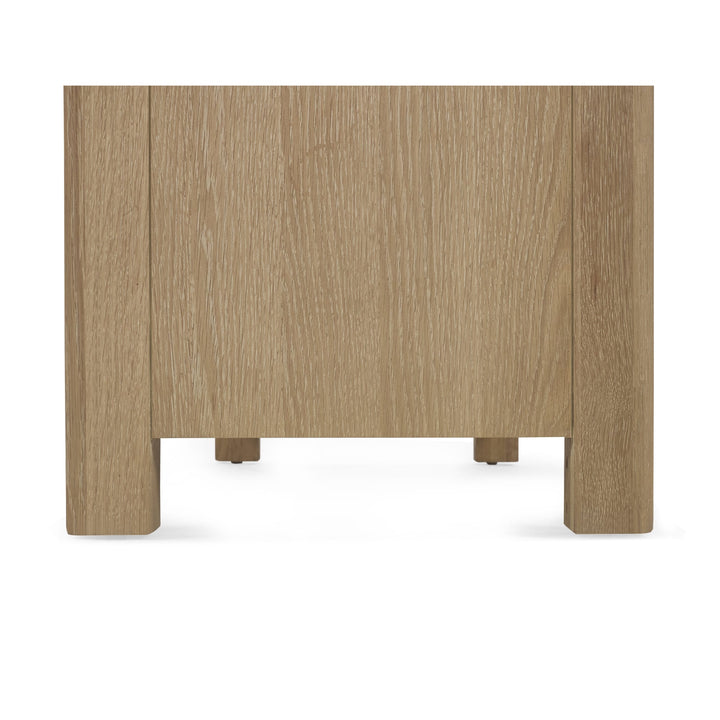 Memphis Limed Oak 6 Drawer Wide Chest
