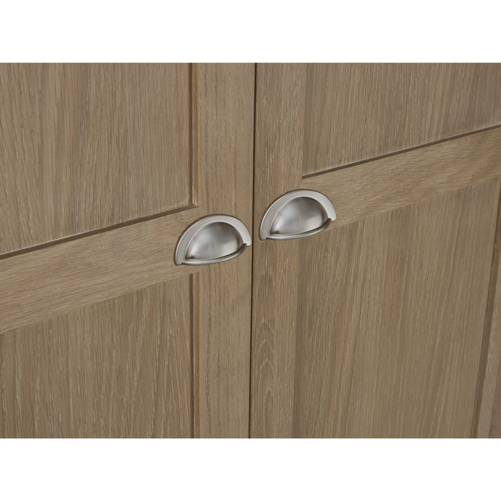 Memphis Limed Oak 2 Door 1 Drawer Wardrobe