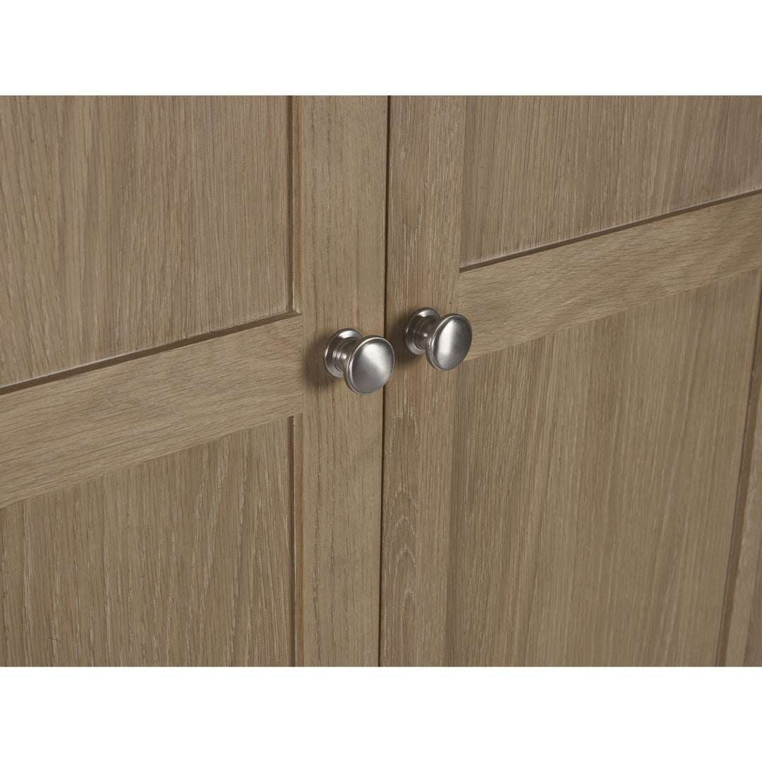 Memphis Limed Oak 2 Door 1 Drawer Wardrobe