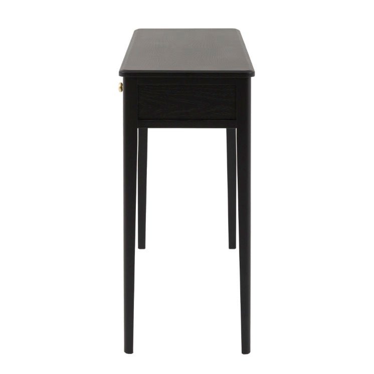 Acton 2 Drawer Console Table - Black5 - Duck Barn Interiors