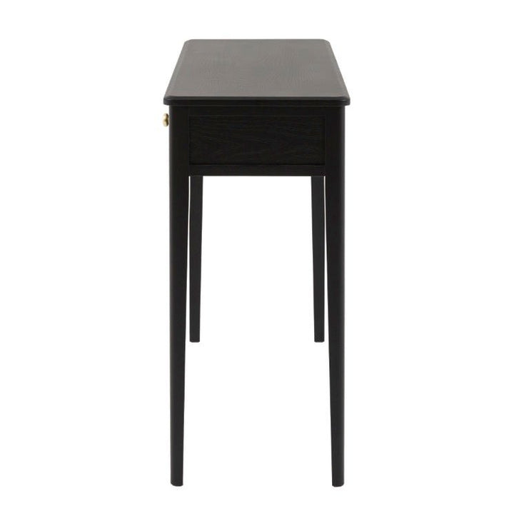 Acton 2 Drawer Console Table - Black5 - Duck Barn Interiors