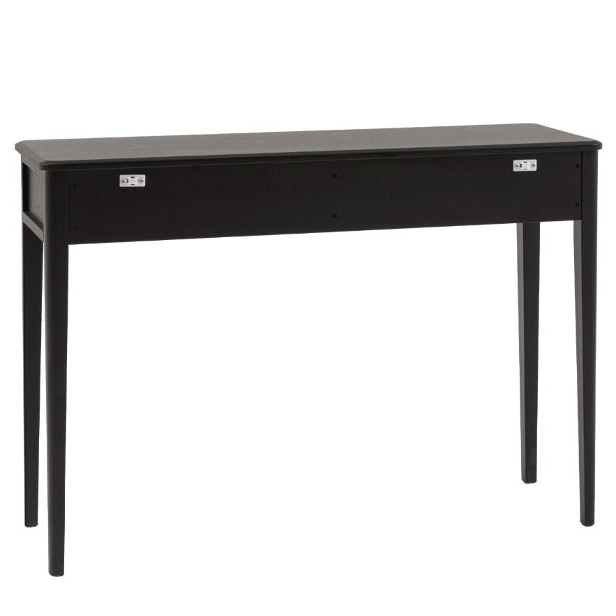 Acton 2 Drawer Console Table - Black6 - Duck Barn Interiors
