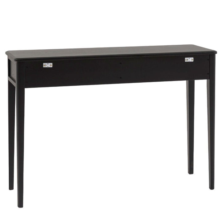 Acton 2 Drawer Console Table - Black6 - Duck Barn Interiors