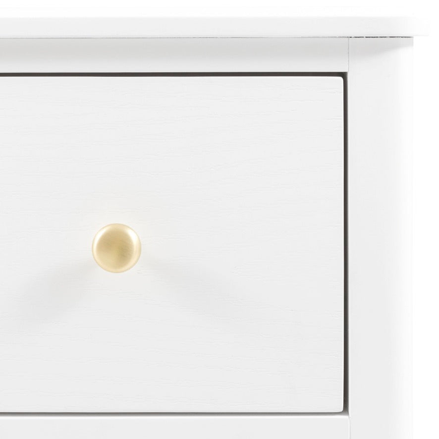 Acton 3 Drawer Chest - White7 - Duck Barn Interiors