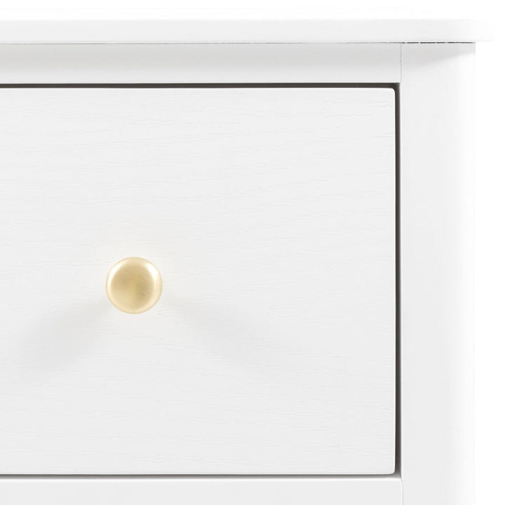 Acton 3 Drawer Chest - White7 - Duck Barn Interiors
