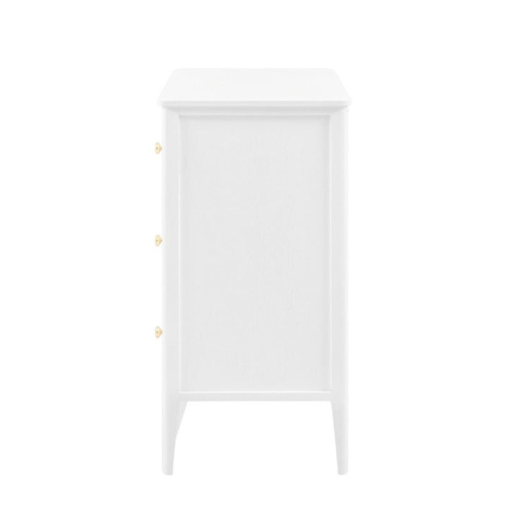 Acton 3 Drawer Chest - White5 - Duck Barn Interiors