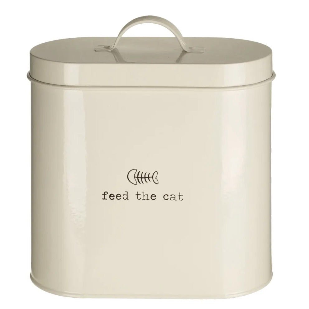 Adore Pets 2.8 Litre Feed The Cat Food Storage Bin With Spoon1 - Duck Barn Interiors