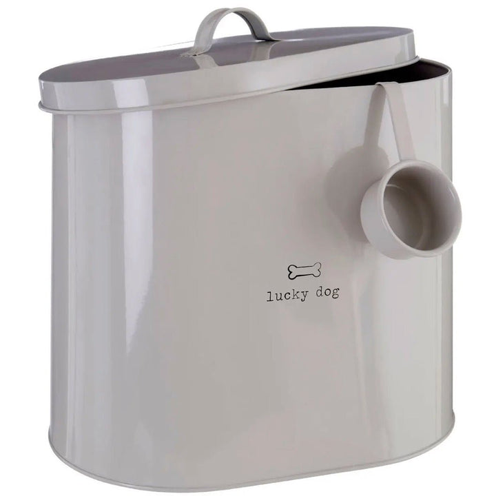 Adore Pets Lucky Dog Food Storage Bin with Spoon - 12L4 - Duck Barn Interiors