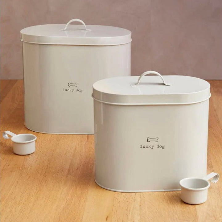 Adore Pets Lucky Dog Food Storage Bin With Spoon - 6.5L2 - Duck Barn Interiors