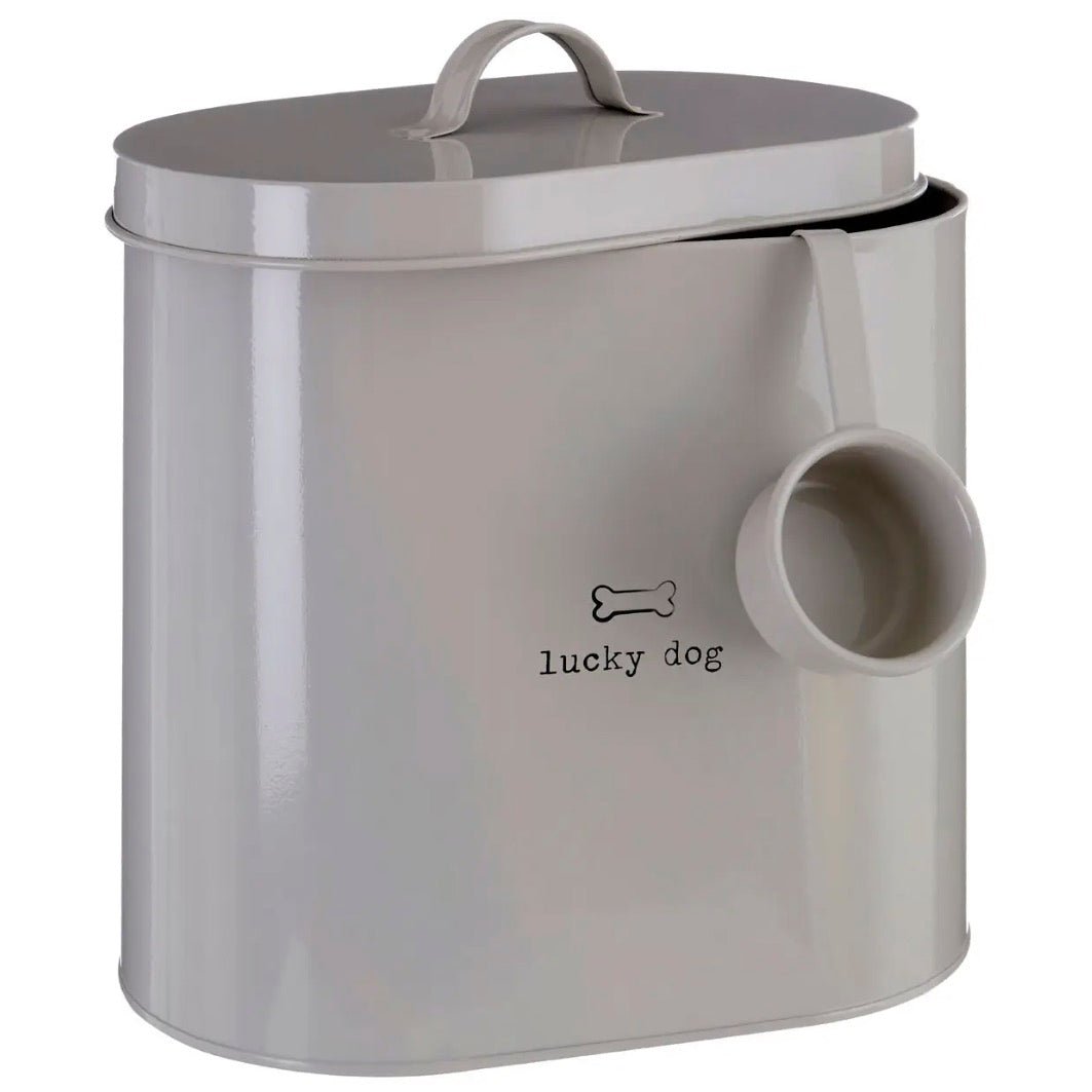 Adore Pets Lucky Dog Food Storage Bin With Spoon - 6.5L3 - Duck Barn Interiors