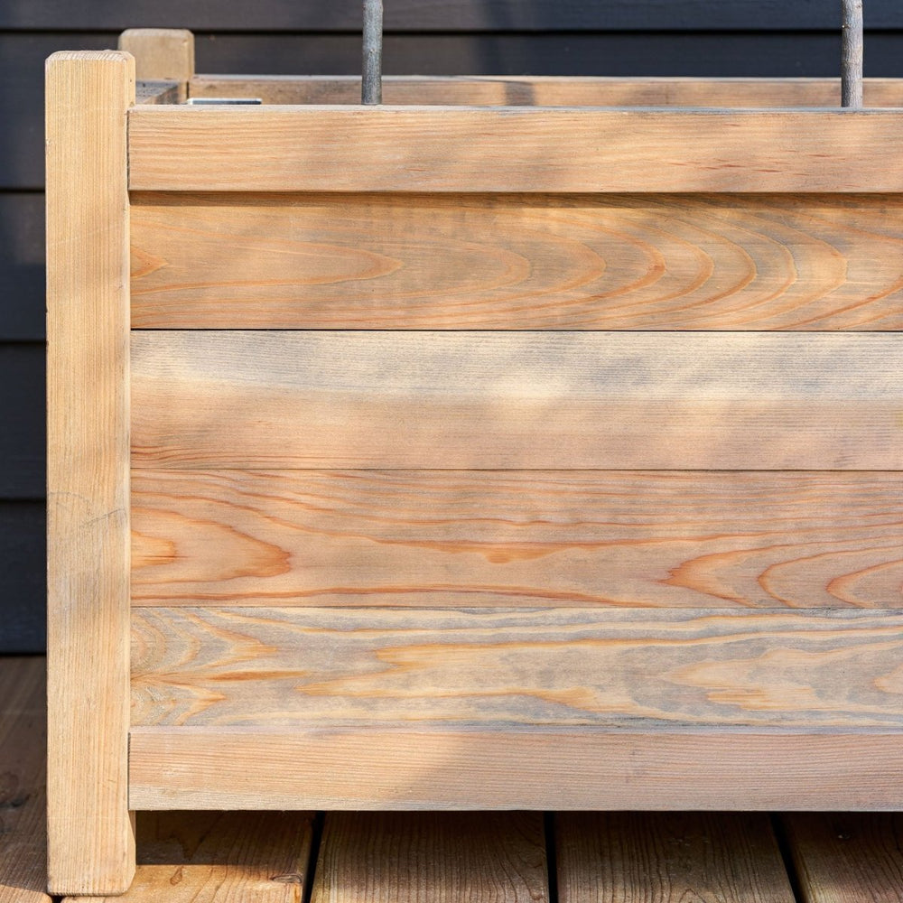 Aldsworth Wooden Trough Planter2 - Duck Barn Interiors