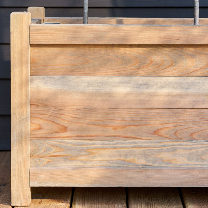 Aldsworth Wooden Trough Planter2 - Duck Barn Interiors