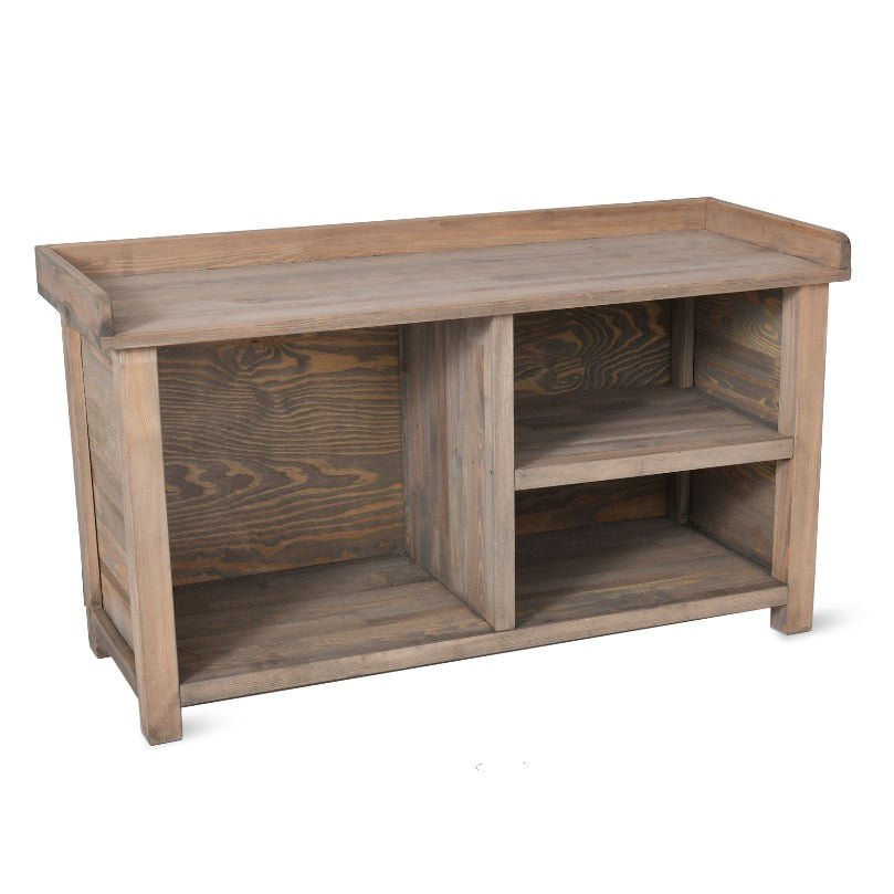 Aldsworth Wooden Welly Bench3 - Duck Barn Interiors