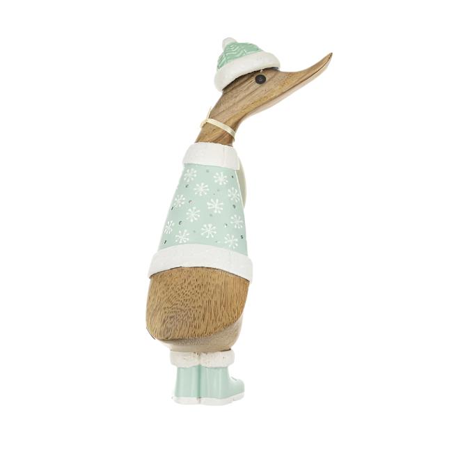 Alpine Fresh Duckling in Christmas Jumper and Buckle Boots7 - Duck Barn Interiors