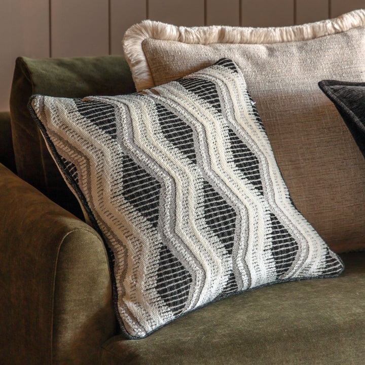 Alto Jacquard Cushion - Slate1 - Duck Barn Interiors