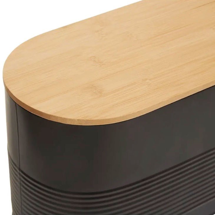 Alton Black Bread Bin5 - Duck Barn Interiors