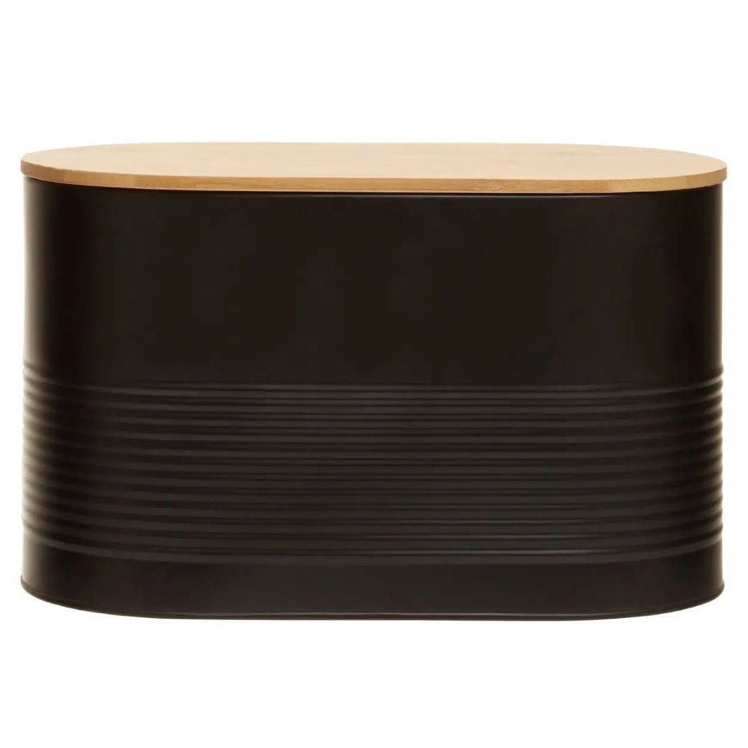 Alton Black Bread Bin3 - Duck Barn Interiors