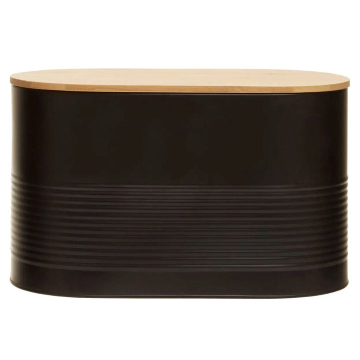 Alton Black Bread Bin3 - Duck Barn Interiors