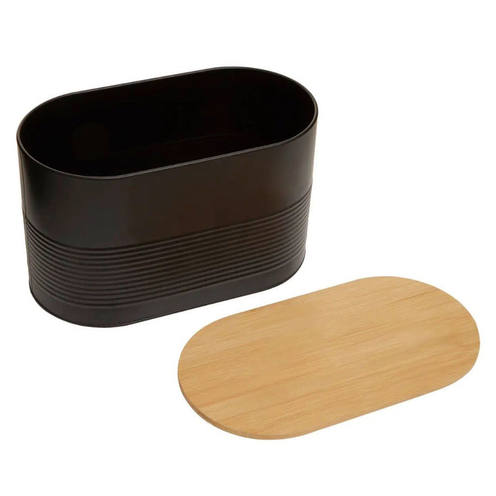 Alton Black Bread Bin4 - Duck Barn Interiors