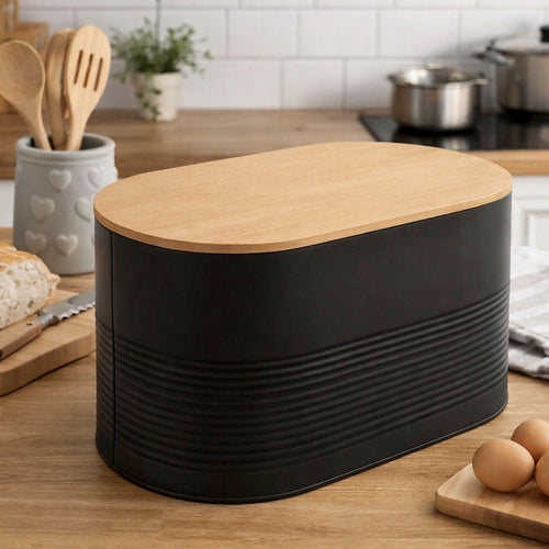 Alton Black Bread Bin