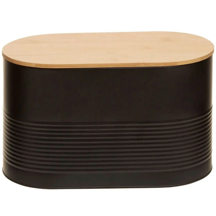 Alton Black Bread Bin2 - Duck Barn Interiors