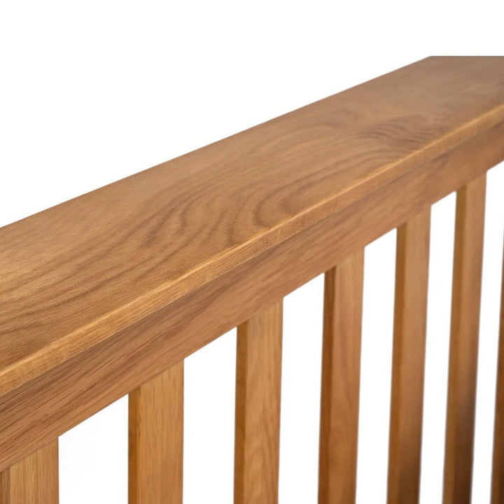 Amsterdam Oak Bed - Low Foot End (Various Sizes)3 - Duck Barn Interiors