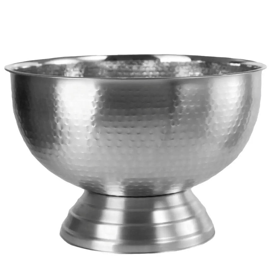 Ankara Silver Hammered Champagne Bowl1 - Duck Barn Interiors