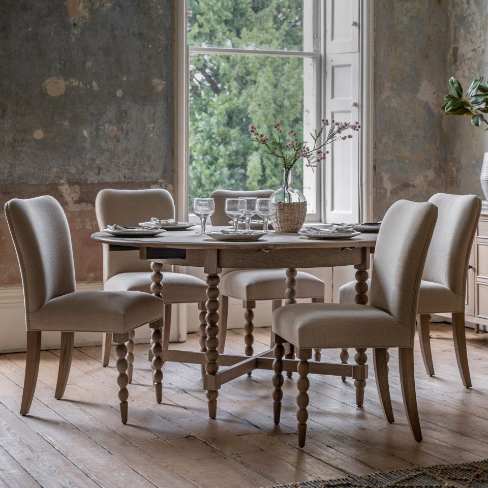 Artisan Round Extending Dining Table5 - Duck Barn Interiors