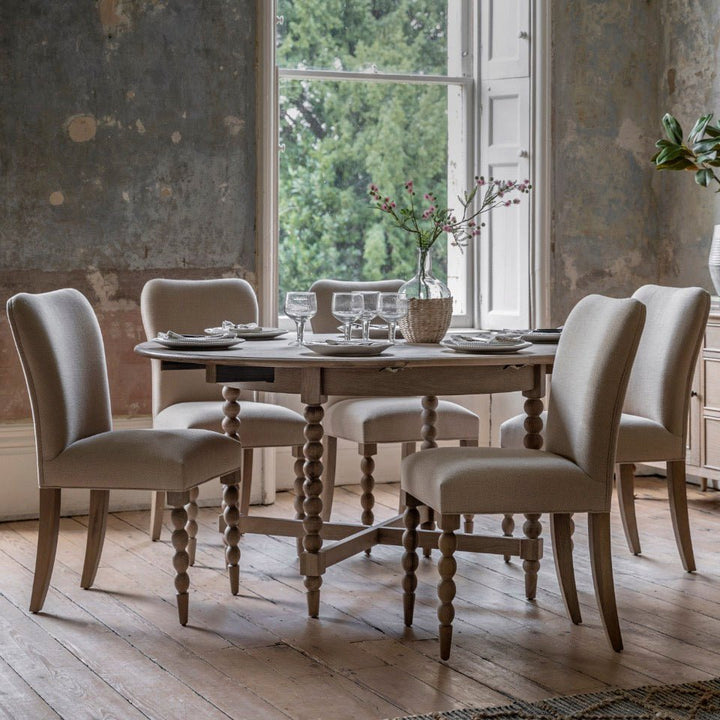 Artisan Round Extending Dining Table5 - Duck Barn Interiors