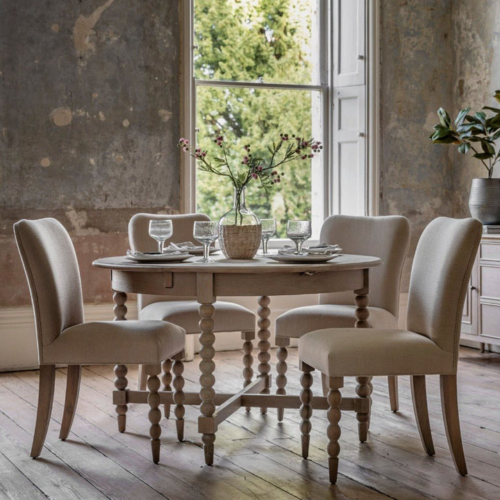 Artisan Round Extending Dining Table6 - Duck Barn Interiors